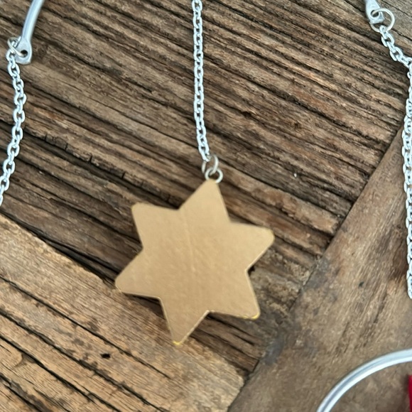 Vintage Aarikka Gnome Christmas Window Mobile ‘Veijaritontut’ with Original Box - Picture 4 of 11